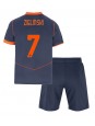 Billige Inter Milan Piotr Zielinski #7 Tredjedraktsett Barn 2025-26 Kortermet (+ Korte bukser)